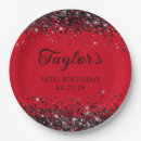 Search for 50th birthday plates Glitter