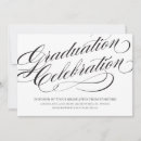 Search for traditional graduation invitations Black and white