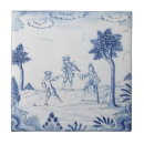 Search for antique blue and white tiles Vintage