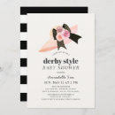 Search for derby shower invitations Pink