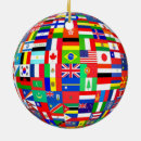 Search for country flag ornaments World