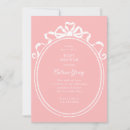 Search for victorian baby shower invitations Pink