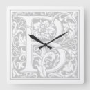 Search for alphabet clocks Letter