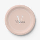 Search for peach plates Birthday