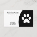 Search for paw print business cards Simple