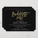 Search for ticket bachelorette party invitations Modern