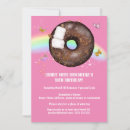 Search for donut miss this party invitations Rainbow