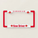 Search for canada license plate frames Red