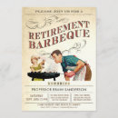 Search for retirement bbq invitations Vintage