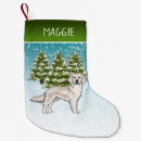 Search for golden retriever christmas stockings Snow