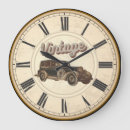 Search for vintage old time clocks Roman numerals