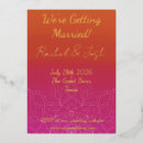 Search for ombre wedding invitations Orange