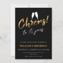 Search for cheers to 75 years Black and gold