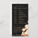 Search for rose gold wedding programs Minimalist
