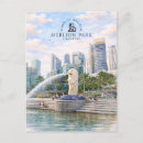 Search for singapore postcards Merlion park