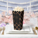 Search for gatsby favor boxes Black and gold