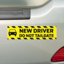 Search for do not tailgate bumper stickers Driving