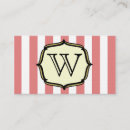 Search for circus business cards Striped