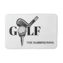 Search for golf bath mats Illustration