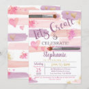 Search for craft birthday invitations Girl