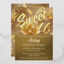 Search for golden sixteenth birthday Floral