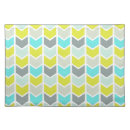 Search for yellow and gray placemats Chevron