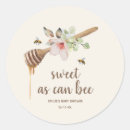 Search for bee stickers Sweet as can bee