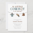 Search for little cowboy baby shower invitations Southern