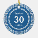 Search for 30th birthday ornaments Girly