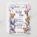 Search for blue elephant birthday invitations Lion