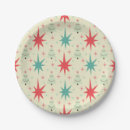 Search for mid century modern christmas plates 1950s