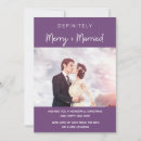 Search for holiday wedding announcement cards Purple