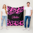 Search for pink leopard blankets Glam