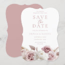 Search for dusty rose wedding save the dates Save our date