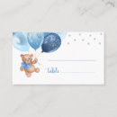 Search for bear place cards Baby shower