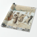 Search for a christmas carol wrapping paper Antique