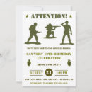 Search for military birthday invitations Camo
