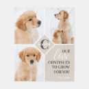 Search for dog fleece blankets Memorials keepsake