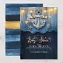 Search for coastal baby shower invitations Gold