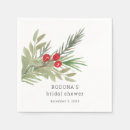 Search for christmas wedding napkins Watercolor