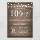 Search for 10th wedding anniversary invitations 10 anniversary party