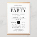 Search for engagement party invitations Gold