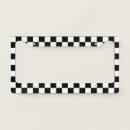 Search for racing license plate frames Checkered flag