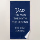 Search for golfer beach towels Dad