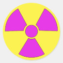 Search for radiation stickers Yellow