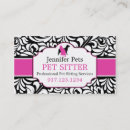 Search for dog walker business cards Pet sitting services