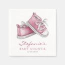 Search for pink baby shower napkins Watercolor