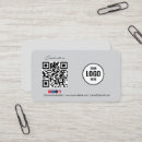 Search for virtual business cards Modern bold