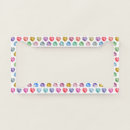 Search for diamond license plate frames Girly