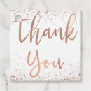 Search for rose gold wedding favor tags Minimal